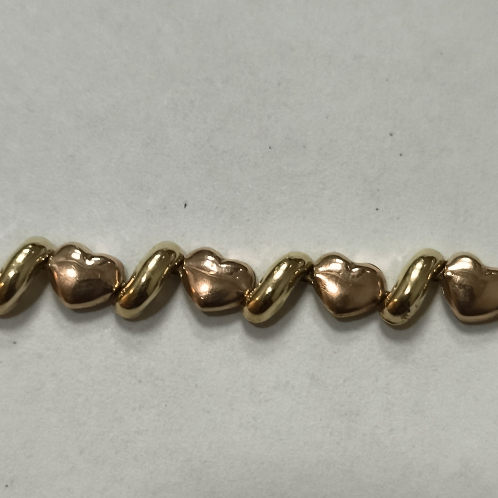 PULSERA ORO COMBINADO 14 K 5,20 GRMS (SEMINUEVO)
