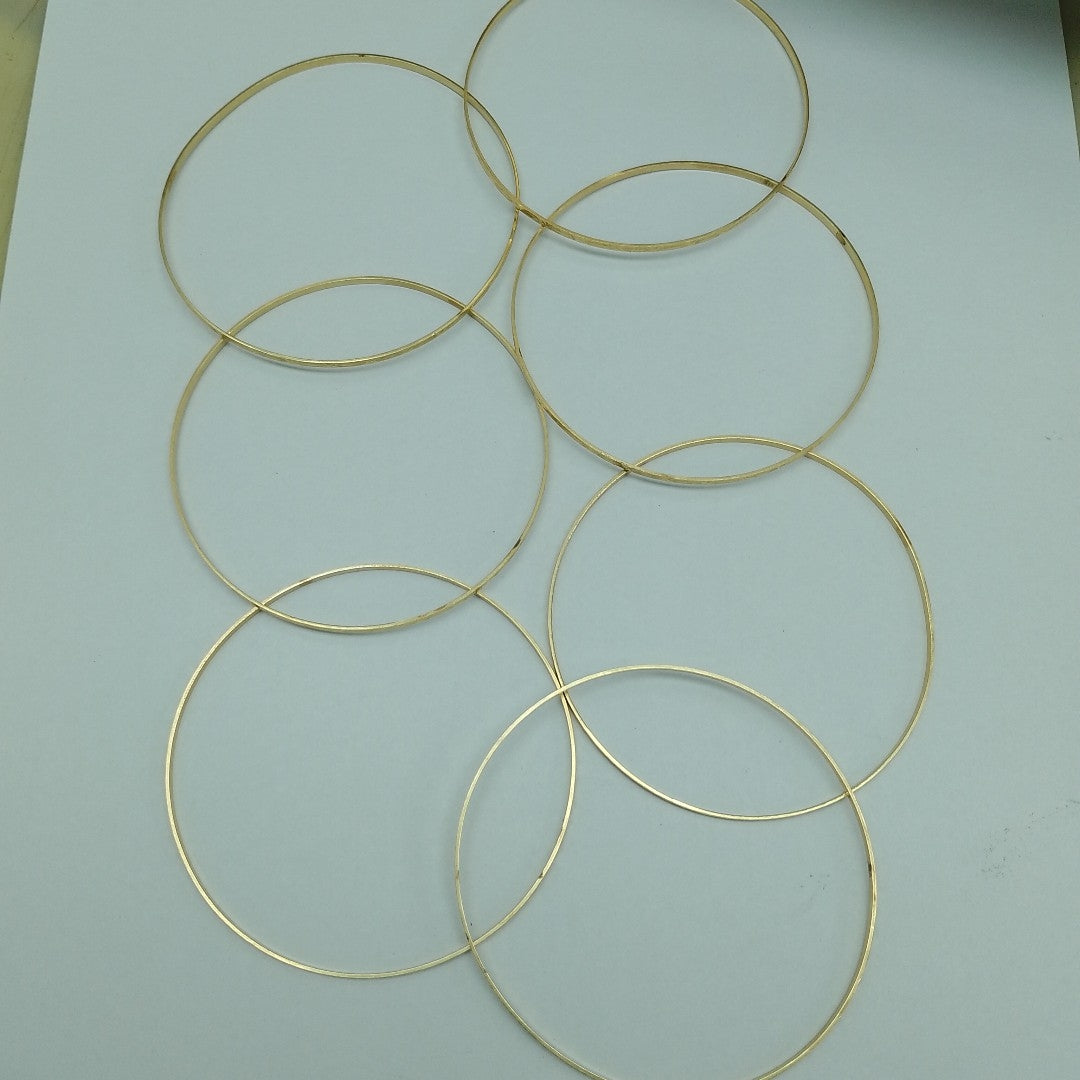 SEMANARIO DE PULSERAS ORO 14 K 27.1 GRMS (SEMINUEVO)