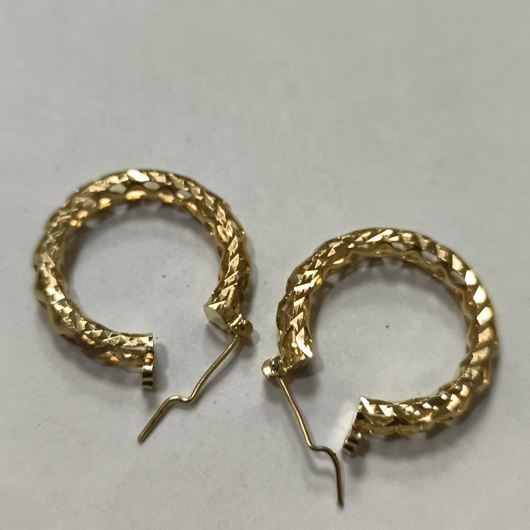 ARRACADAS PAR ORO 14 K 6,20 GRMS (SEMINUEVO)