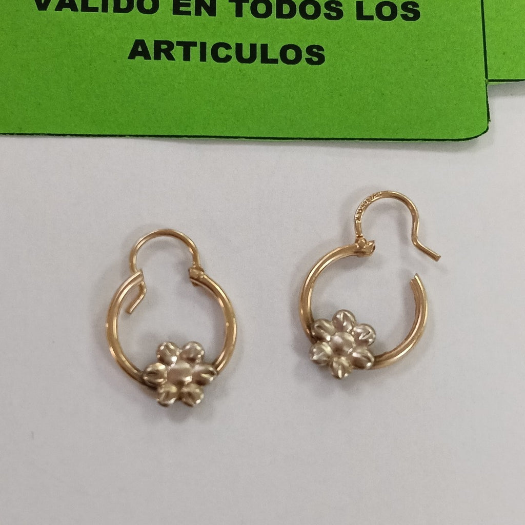 ARRACADAS PAR ORO 10 K 1.3 GRMS (SEMINUEVO)