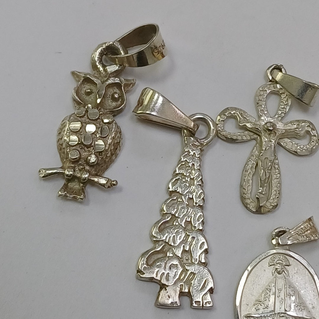 CRUZ,DIJE,MEDALLA RELIGIOSA PLATA 8,90 GRMS (SEMINUEVO)