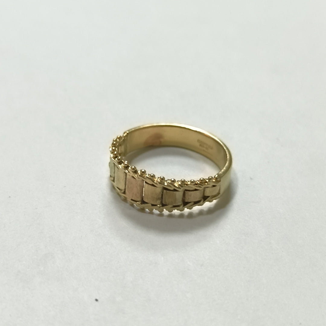 ANILLITO ORO COMBINADO 14 K 3,40 GRMS (SEMINUEVO)