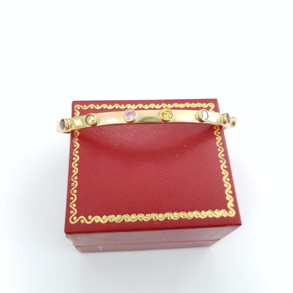 PULSERA RIGIDA ORO 14 K 8,30 GRMS (SEMINUEVO)