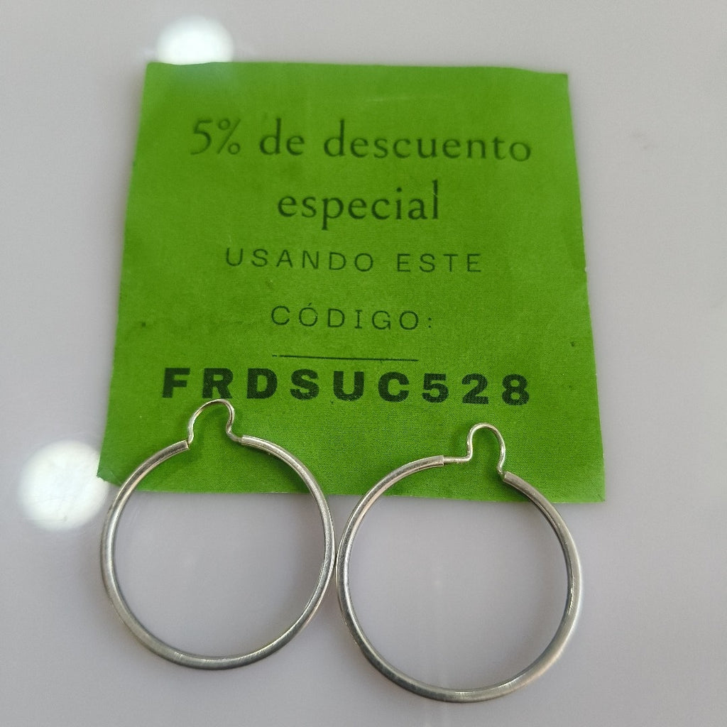 ARRACADAS PAR PLATA 4 GRMS (SEMINUEVO)