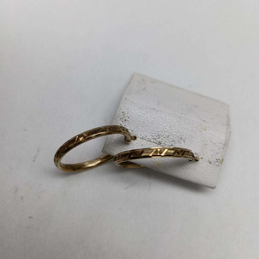 ARRACADAS PAR ORO 10 K 1.7 GRMS (SEMINUEVO)
