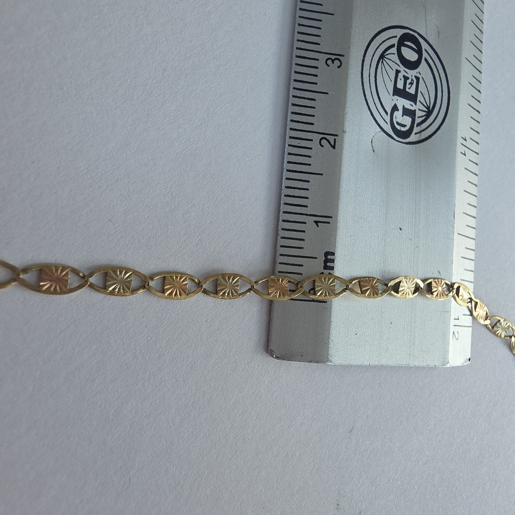 CADENA ORO,RODIADO 10 K 2,90 GRMS (SEMINUEVO)