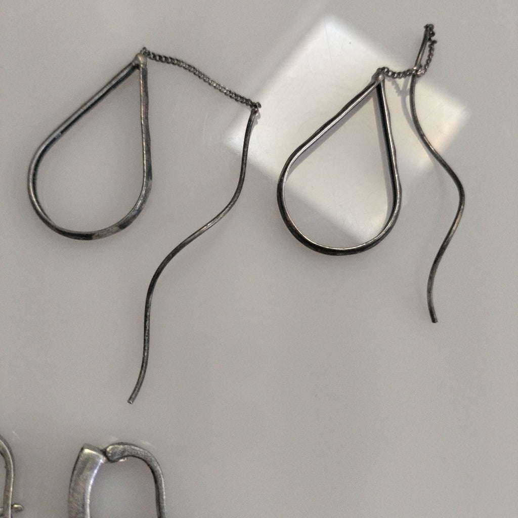 ARETES PAR PLATA 7,60 GRMS (SEMINUEVO)