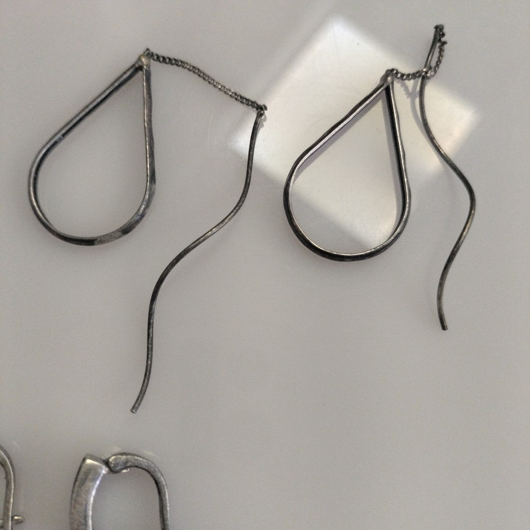 ARETES PAR PLATA 7,60 GRMS (SEMINUEVO)