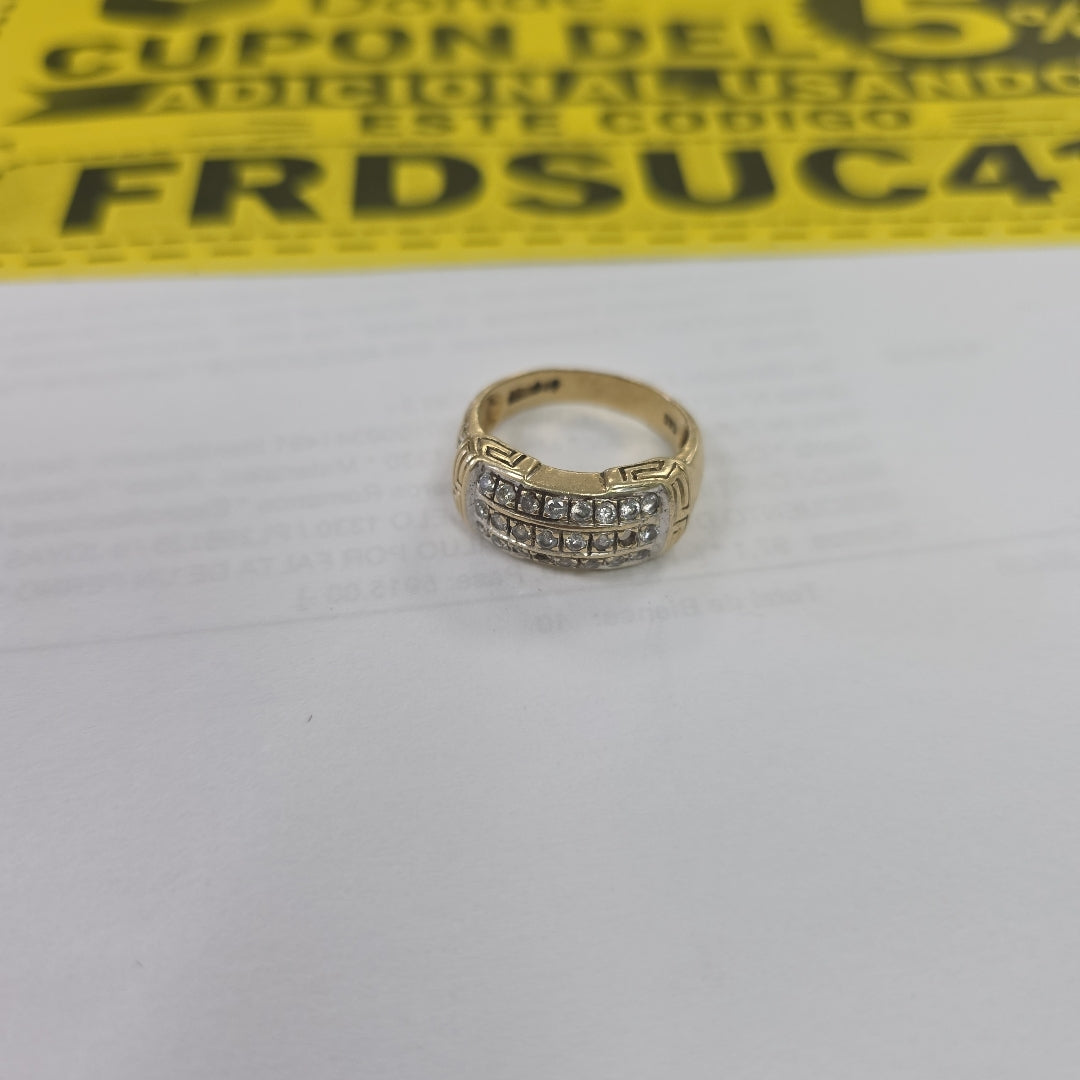 ANILLO ORO 14 K 5.3 GRMS (SEMINUEVO)