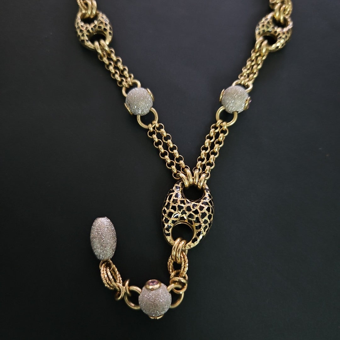 GARGANTILLA ORO, ORO COMBINADO 14 K 32.8 GRMS (SEMINUEVO)