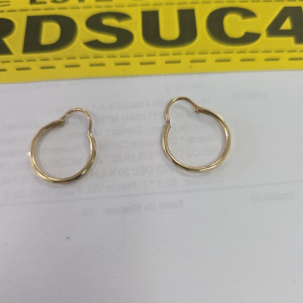 ARRACADAS PAR ORO 10 K 1.2 GRMS (SEMINUEVO)