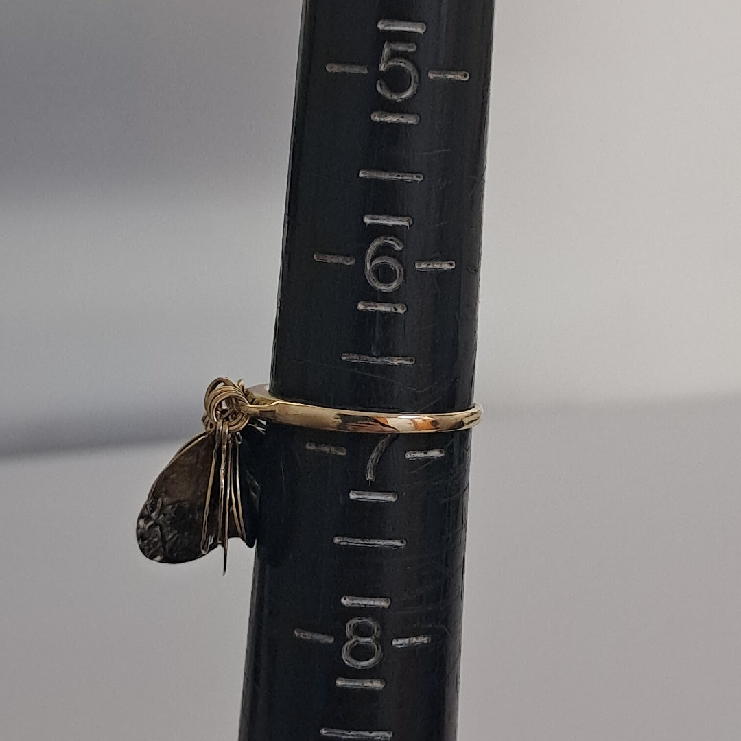 ANILLITO ORO, ORO COMBINADO 14 K 5 GRMS (SEMINUEVO)