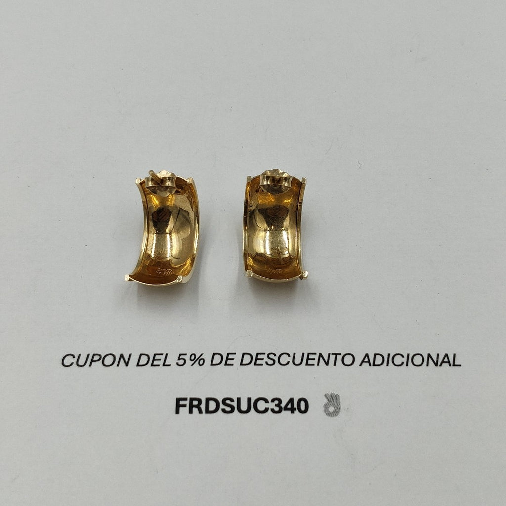 BROQUELES PAR ORO 14 K 5,50 GRMS (SEMINUEVO)