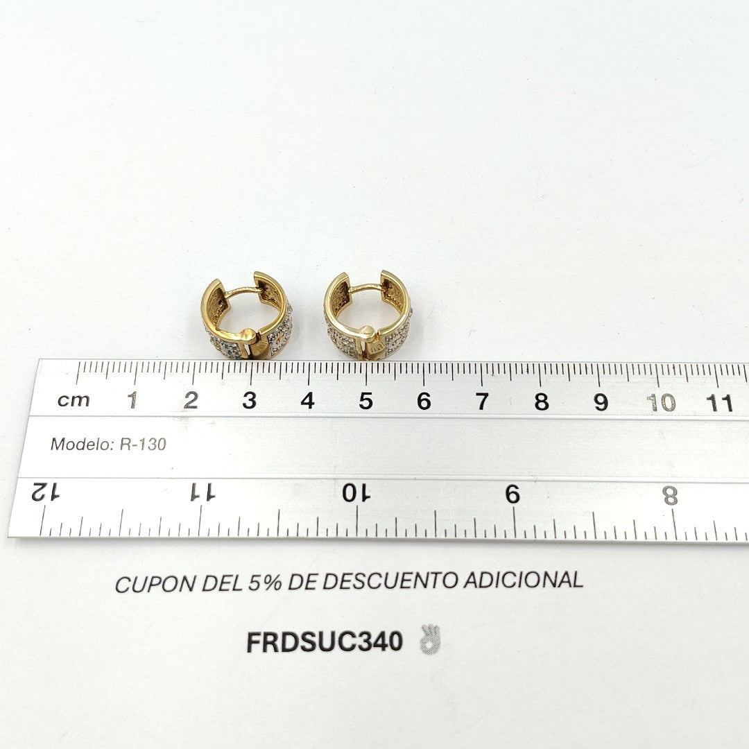ARRACADAS PAR ORO 14 K 7,80 GRMS (SEMINUEVO)