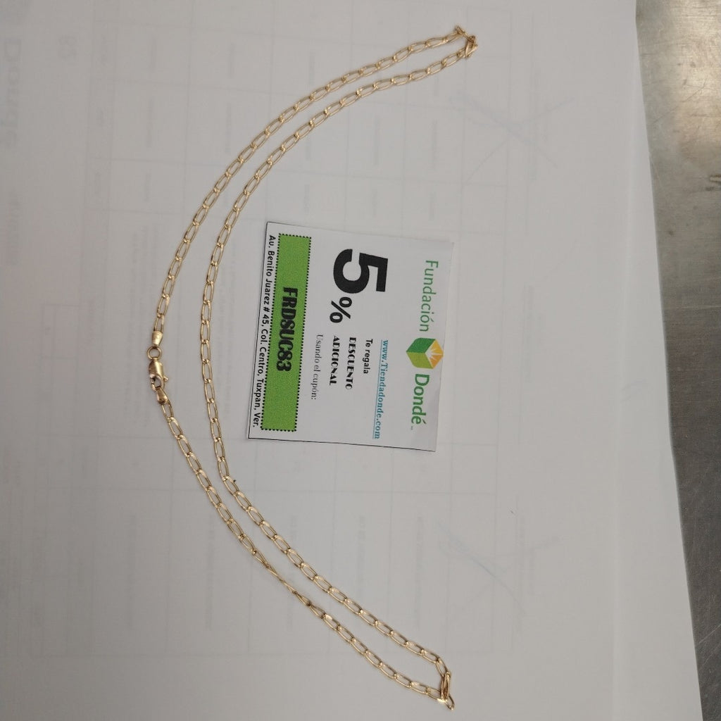 CADENA ORO 14 K 7,80 GRMS (SEMINUEVO)