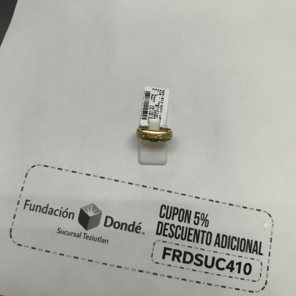 ARGOLLA ORO 10 K 1,80 GRMS (SEMINUEVO)
