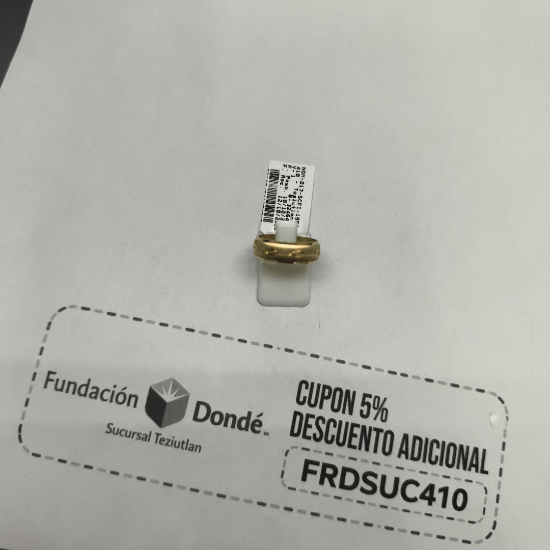 ARGOLLA ORO 10 K 1,80 GRMS (SEMINUEVO)