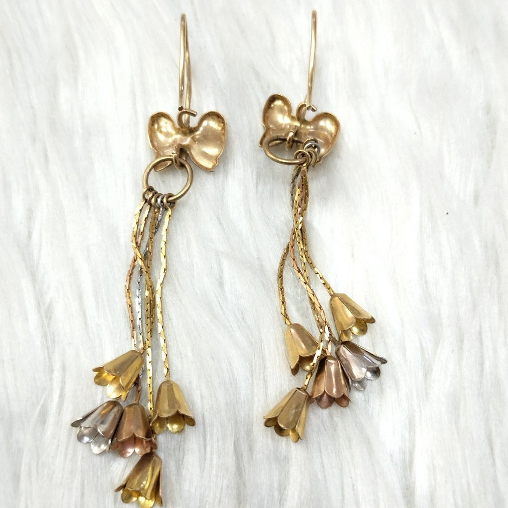 ARETES PAR ORO 14 K 5.7 GRMS (SEMINUEVO)