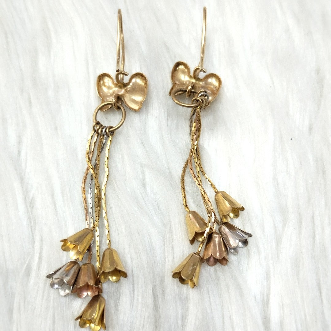 ARETES PAR ORO 14 K 5.7 GRMS (SEMINUEVO)