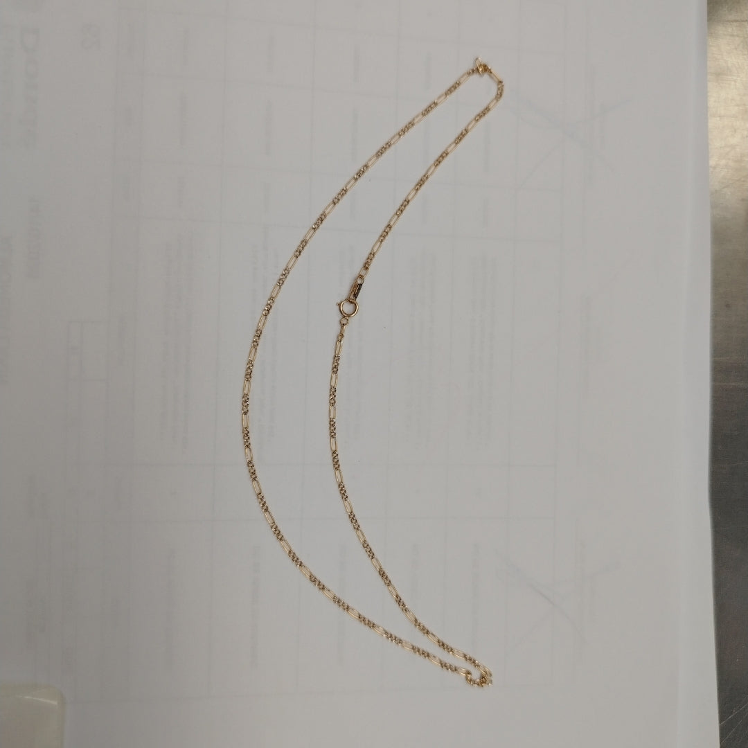 CADENA ORO, RODIADO 14 K 3.2 GRMS (SEMINUEVO)