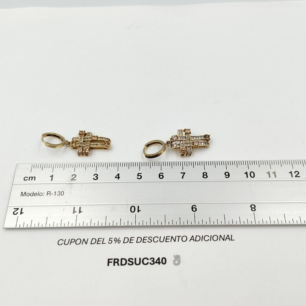 ARRACADAS PAR ORO 14 K 5,40 GRMS (SEMINUEVO)
