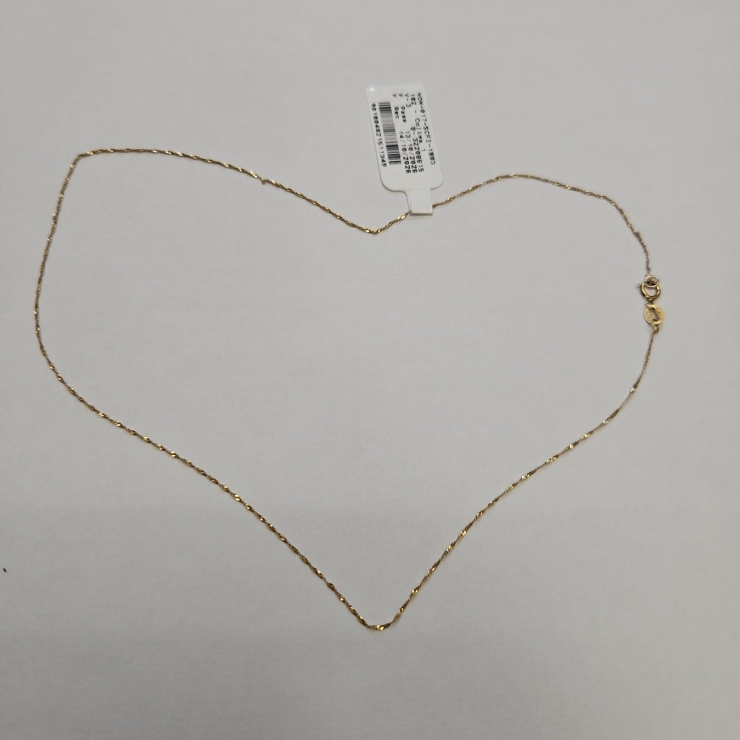 CADENA ORO 10 K 0.6 GRMS (SEMINUEVO)