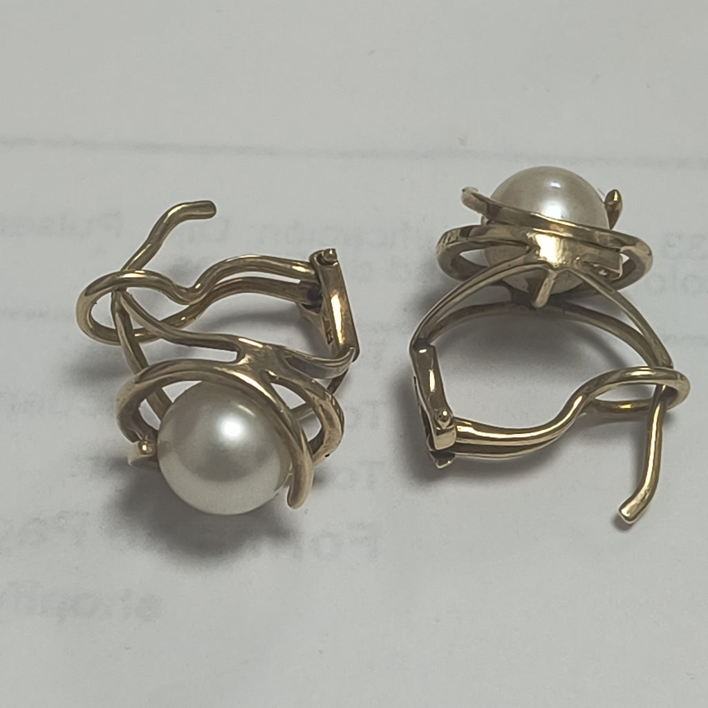 ARETES PAR ORO 14 K 5.6 GRMS (SEMINUEVO)