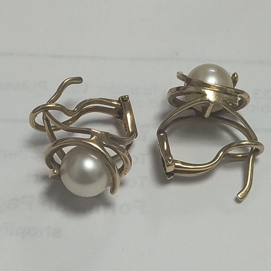 ARETES PAR ORO 14 K 5.6 GRMS (SEMINUEVO)