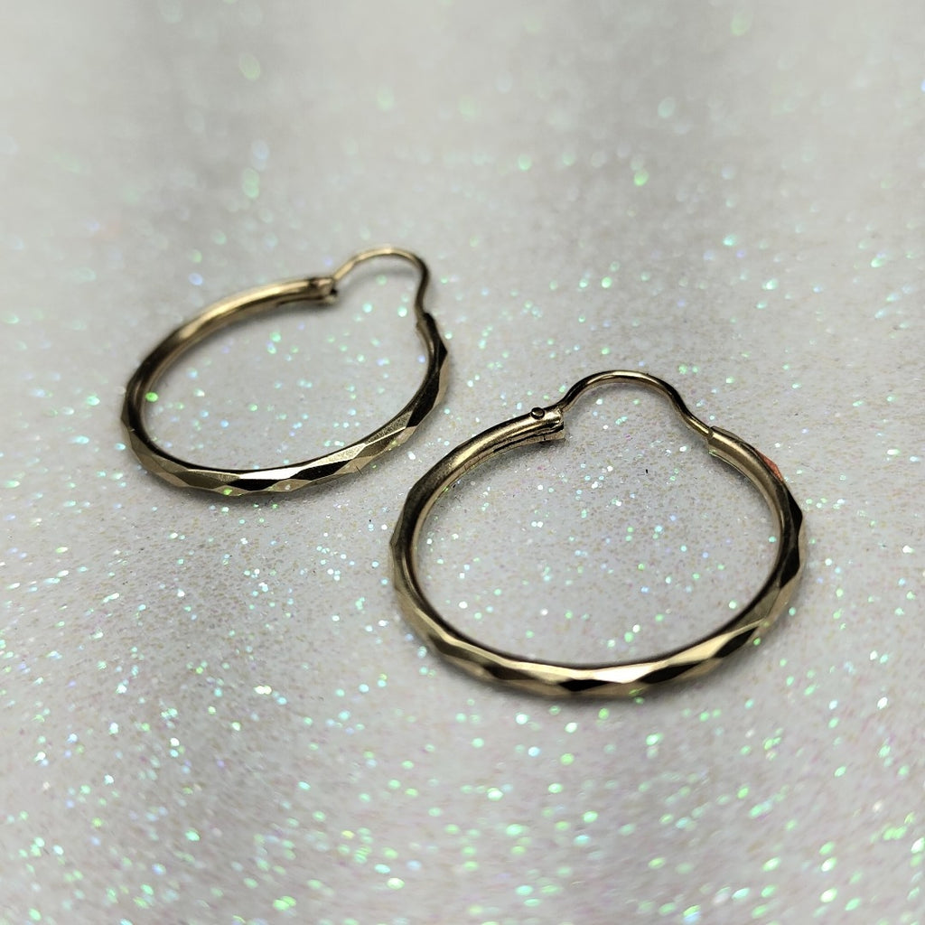 ARRACADAS PAR ORO 14 K 2 GRMS (SEMINUEVO)
