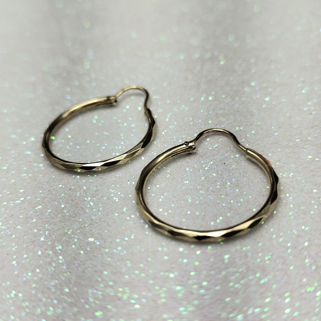 ARRACADAS PAR ORO 14 K 2 GRMS (SEMINUEVO)