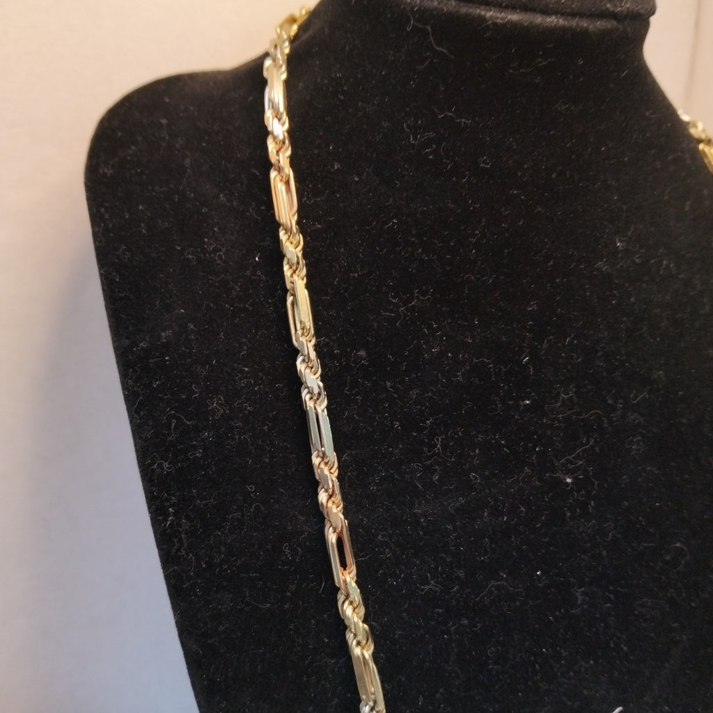 CADENA ORO COMBINADO 14 K 40.1 GRMS (SEMINUEVO)
