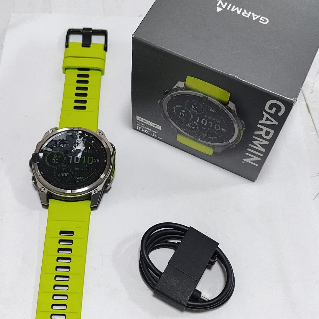 SMARTWATCH GARMIN FENIX 8 SOLAR 51 MM GPS (SEMINUEVO)