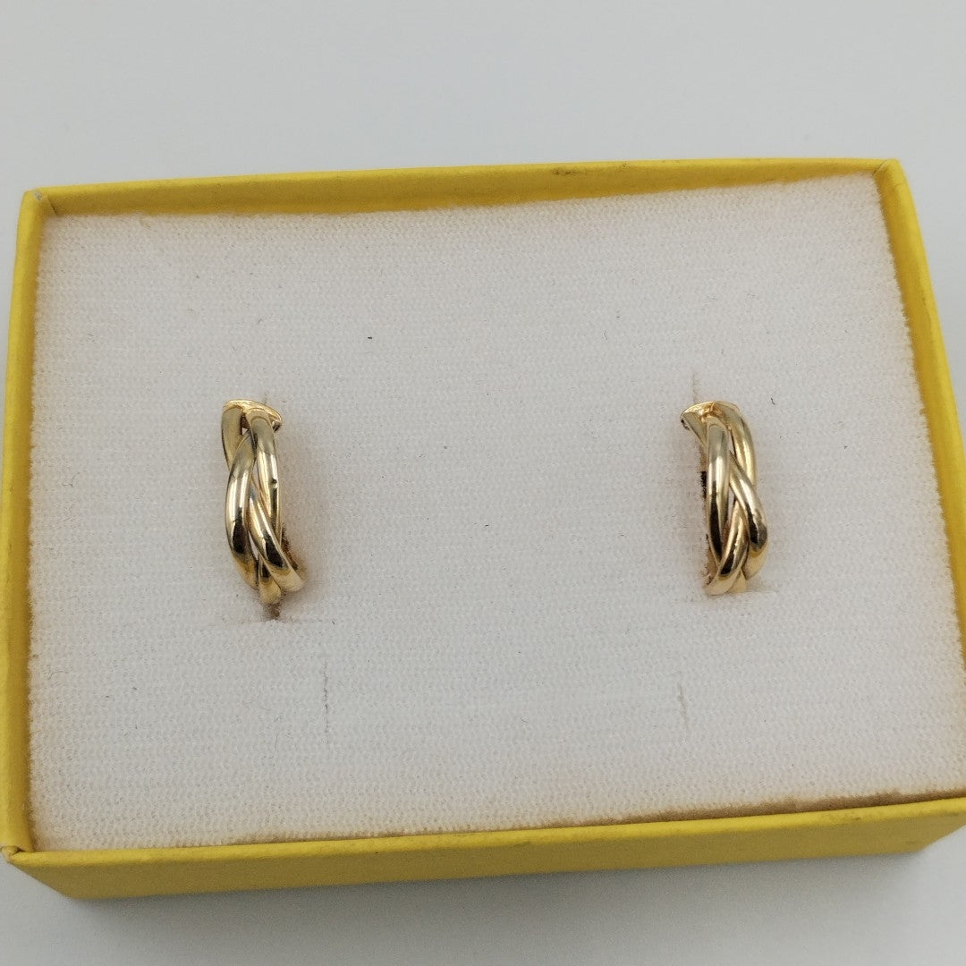 ARRACADAS PAR ORO 14 K 2 GRMS (SEMINUEVO)