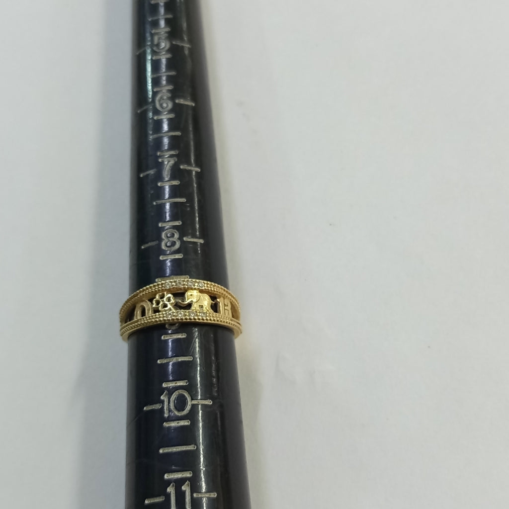 ANILLO ORO 14 K 3.5 GRMS (SEMINUEVO)