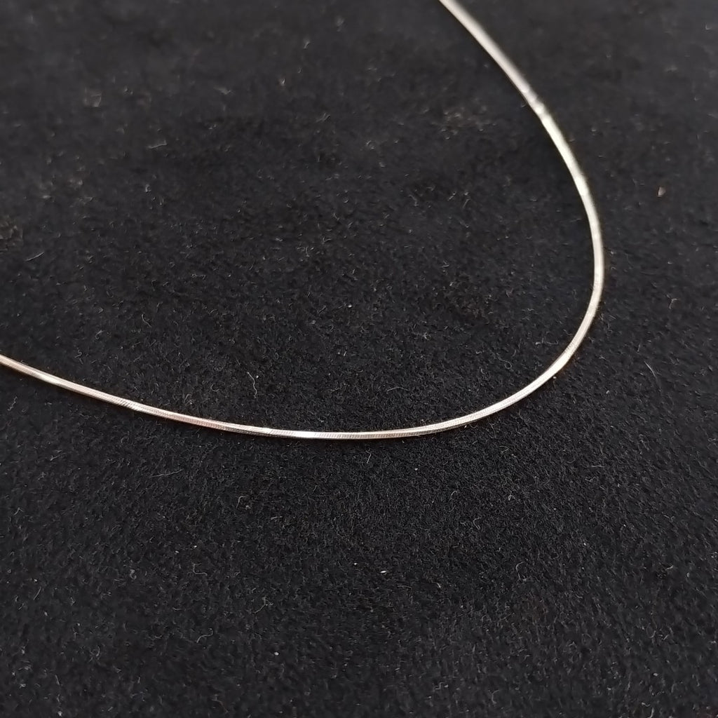 CADENA ORO, ORO BLANCO 14 K 2.5 GRMS (SEMINUEVO)