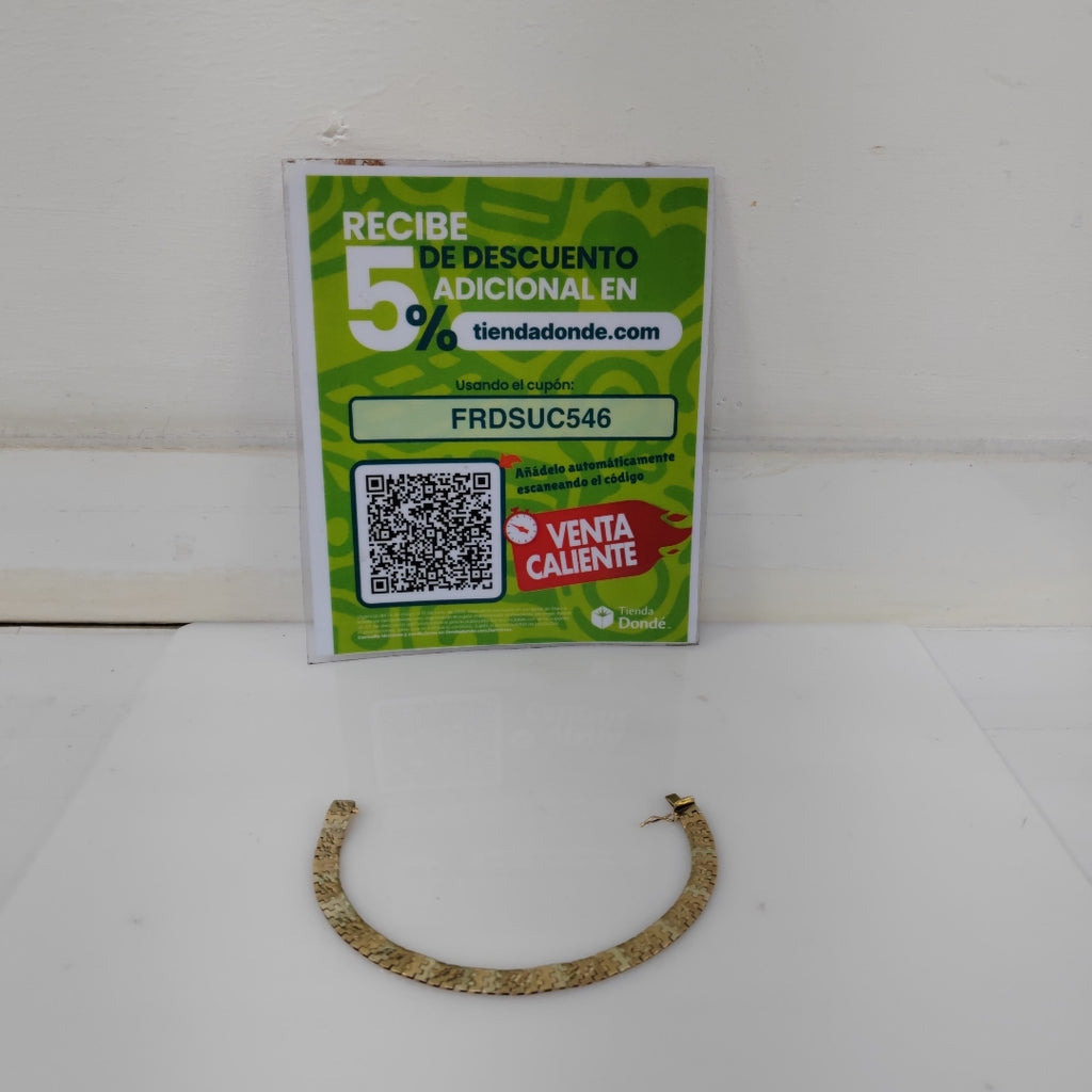 PULSERA ORO COMBINADO 8 K 10.8 GRMS (SEMINUEVO)