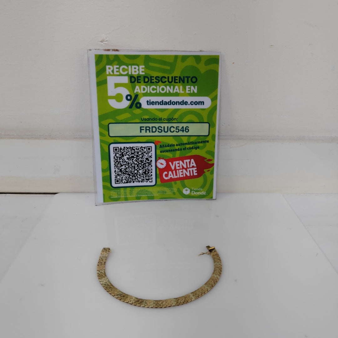 PULSERA ORO COMBINADO 8 K 10.8 GRMS (SEMINUEVO)