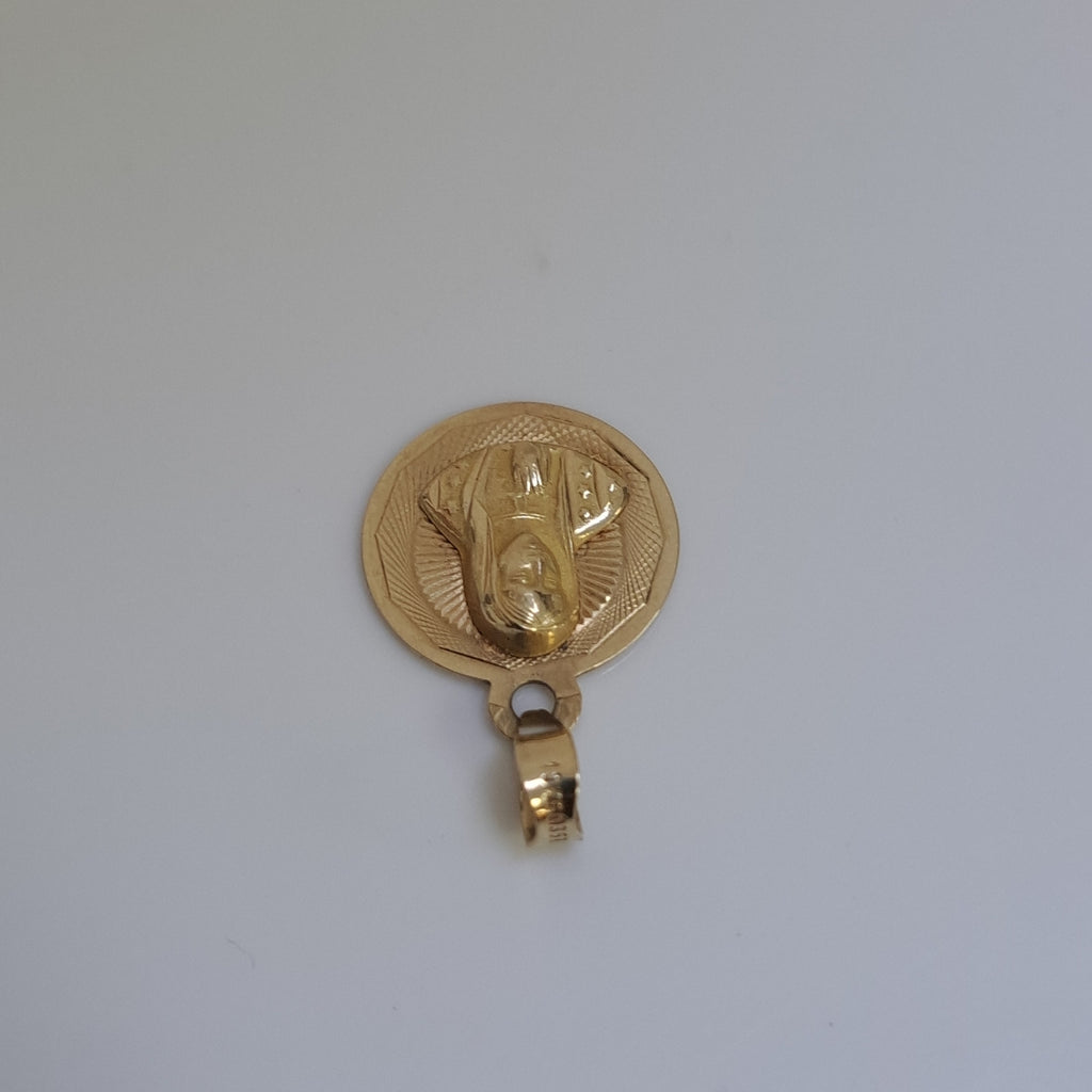 MEDALLA RELIGIOSA ORO 10 K 1,20 GRMS (SEMINUEVO)