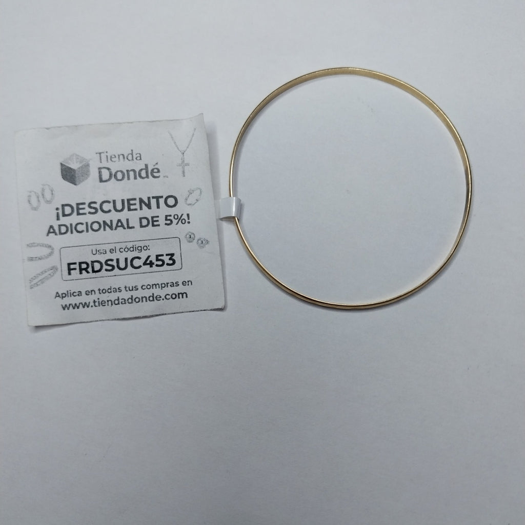 PULSERA RIGIDA ORO 14 K 5,00 GRMS (SEMINUEVO)