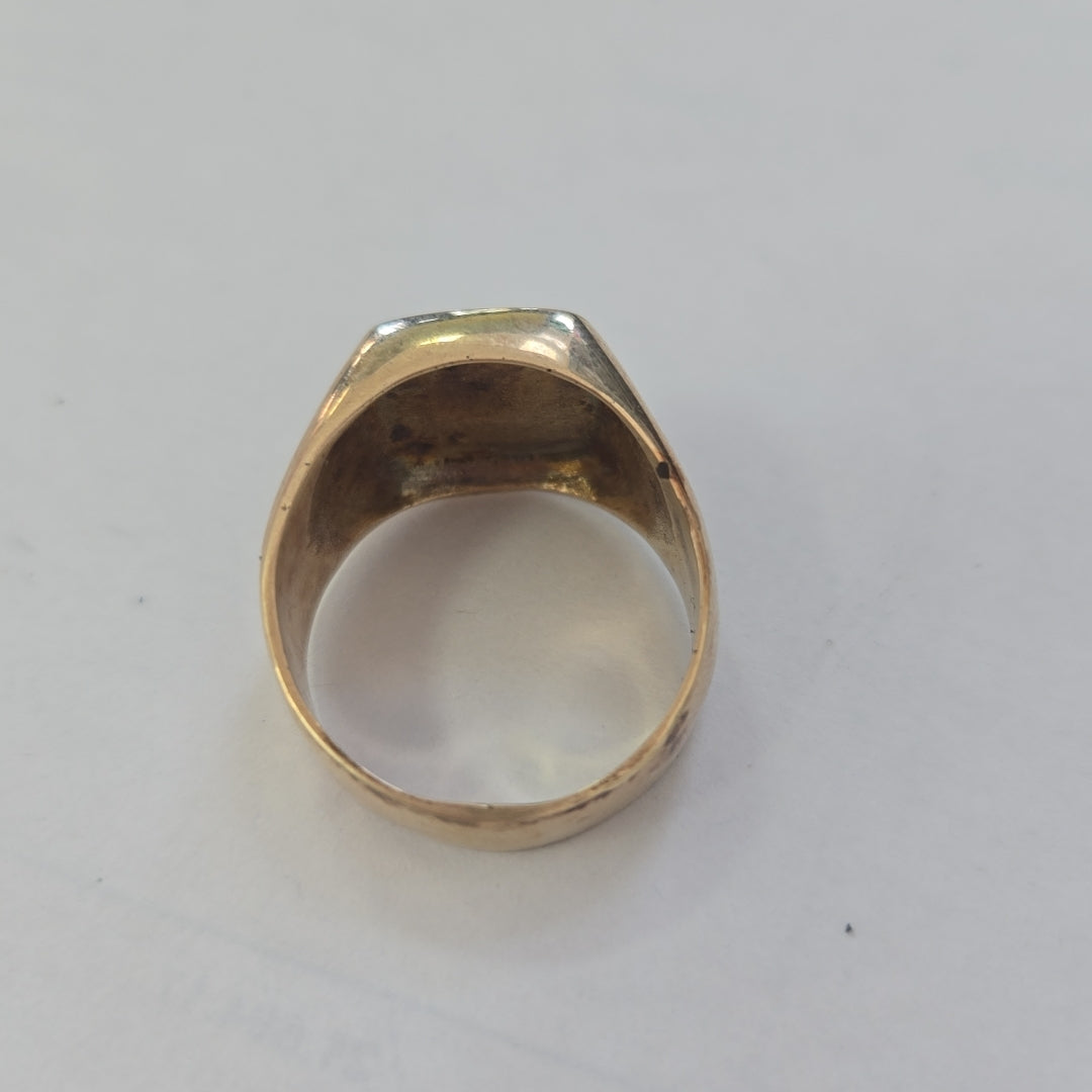 ANILLO DE GRADUACIÓN ORO 14 K 10.3 GRMS (SEMINUEVO)