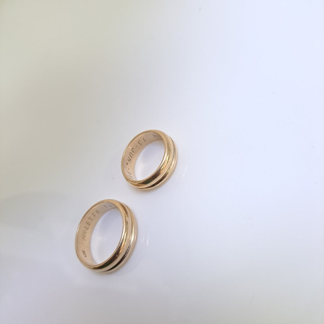 ARGOLLA ORO 14 K 12.2 GRMS (SEMINUEVO)