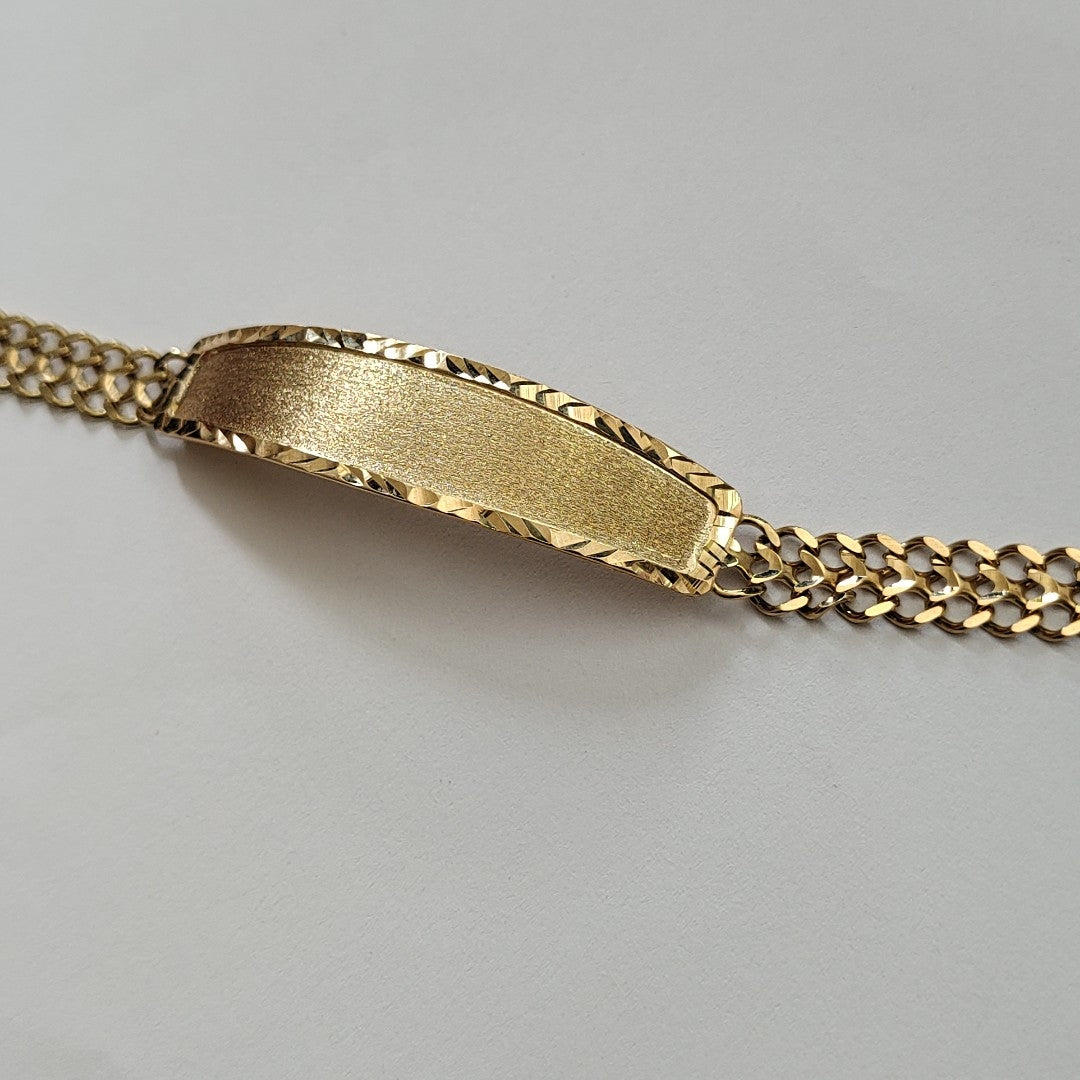 PULSERA ESCLAVA CHINO 14K 21 CM 9.8 GR (NUEVO)