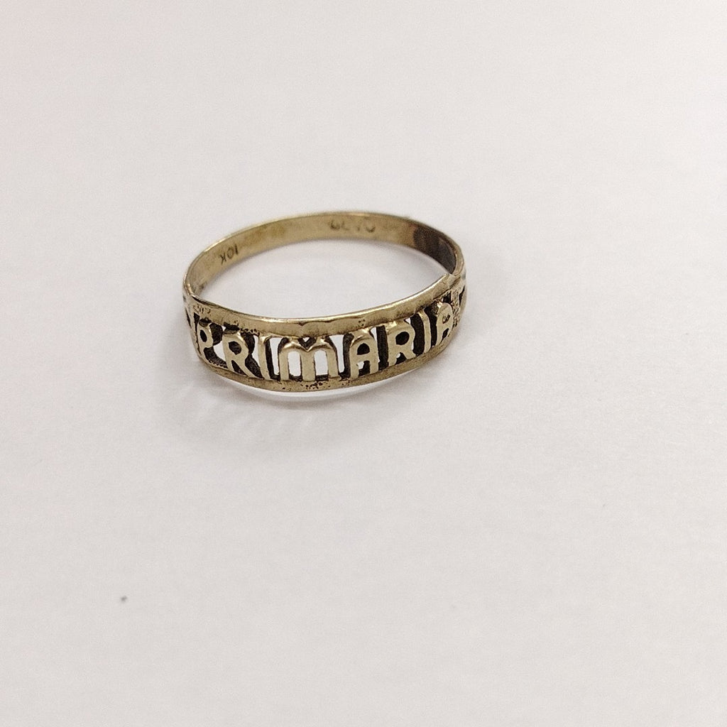 ANILLO DE GRADUACIÓN ORO 8 K 0.9 GRMS (SEMINUEVO)