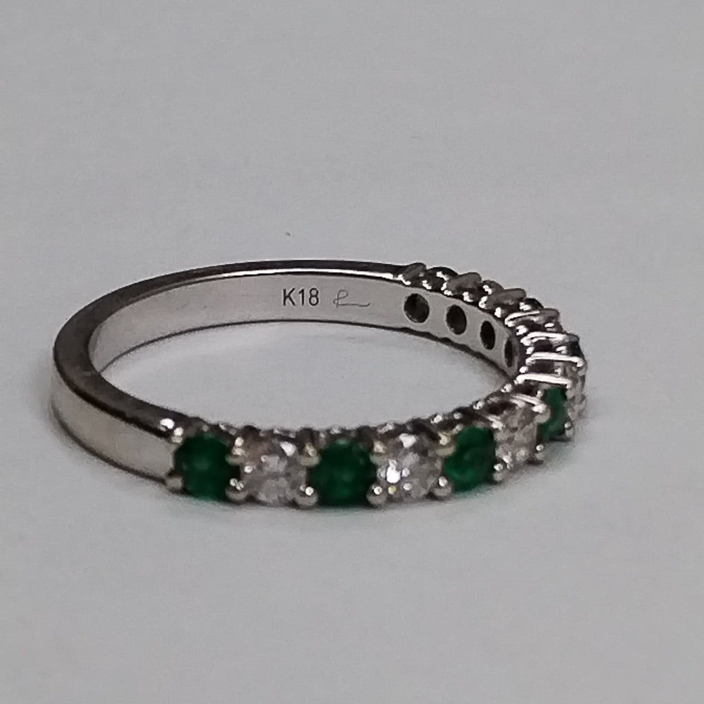 MEDIA CHURUMBELA ORO BLANCO 18 K 2.3 GRMS (SEMINUEVO)