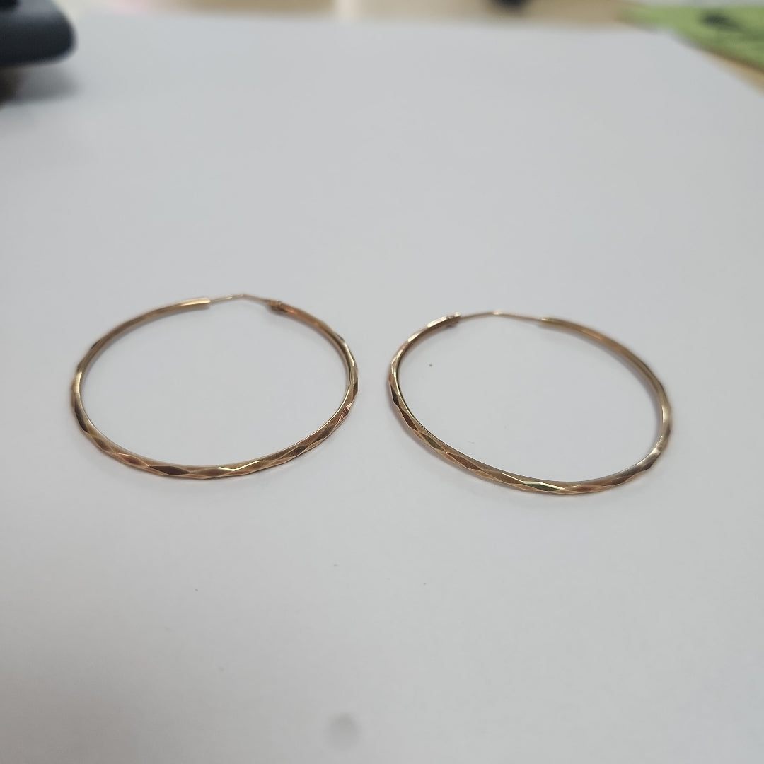 ARRACADAS PAR ORO 14 K 3,20 GRMS (SEMINUEVO)