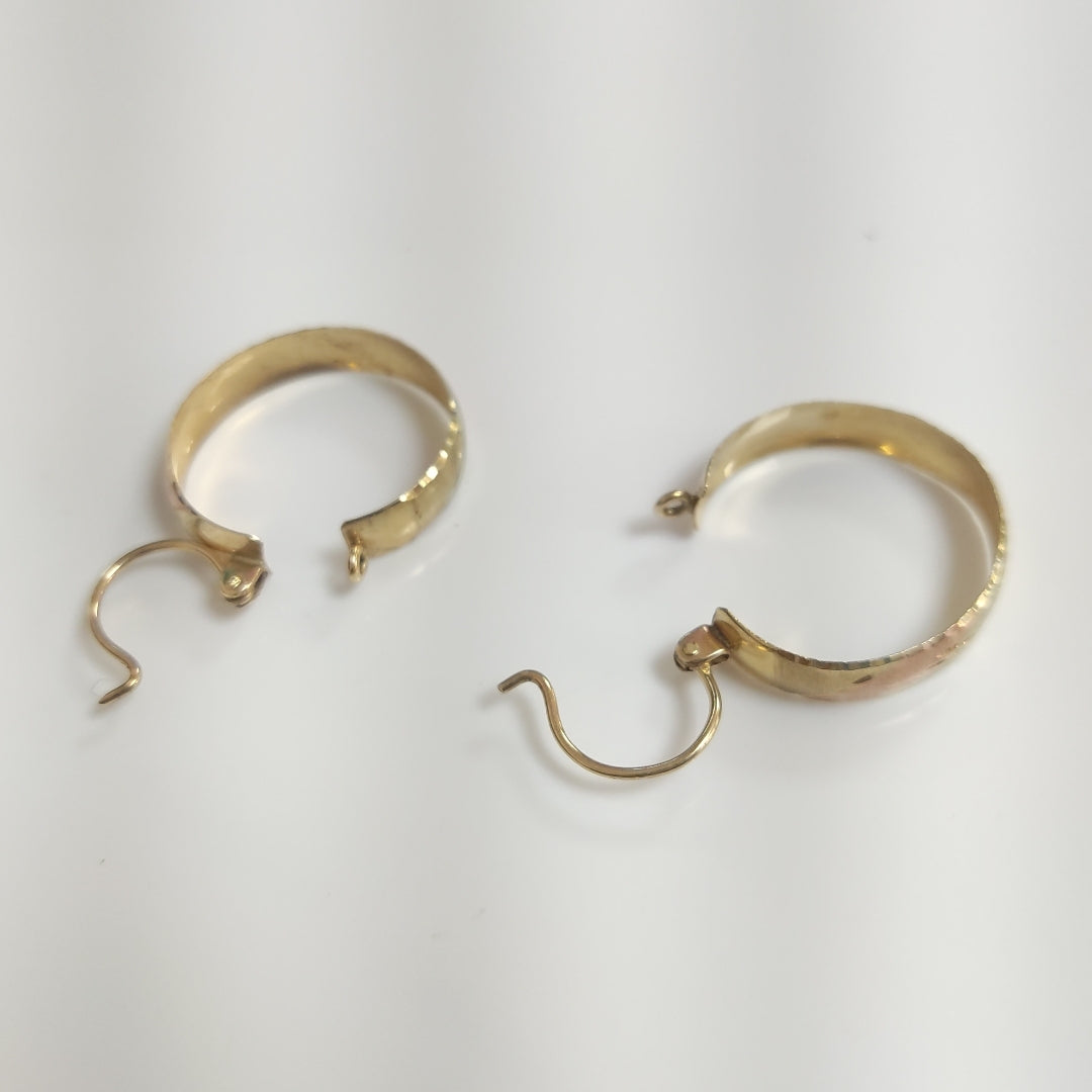 ARETES PAR ORO 10 K 2.5 GRMS (SEMINUEVO)