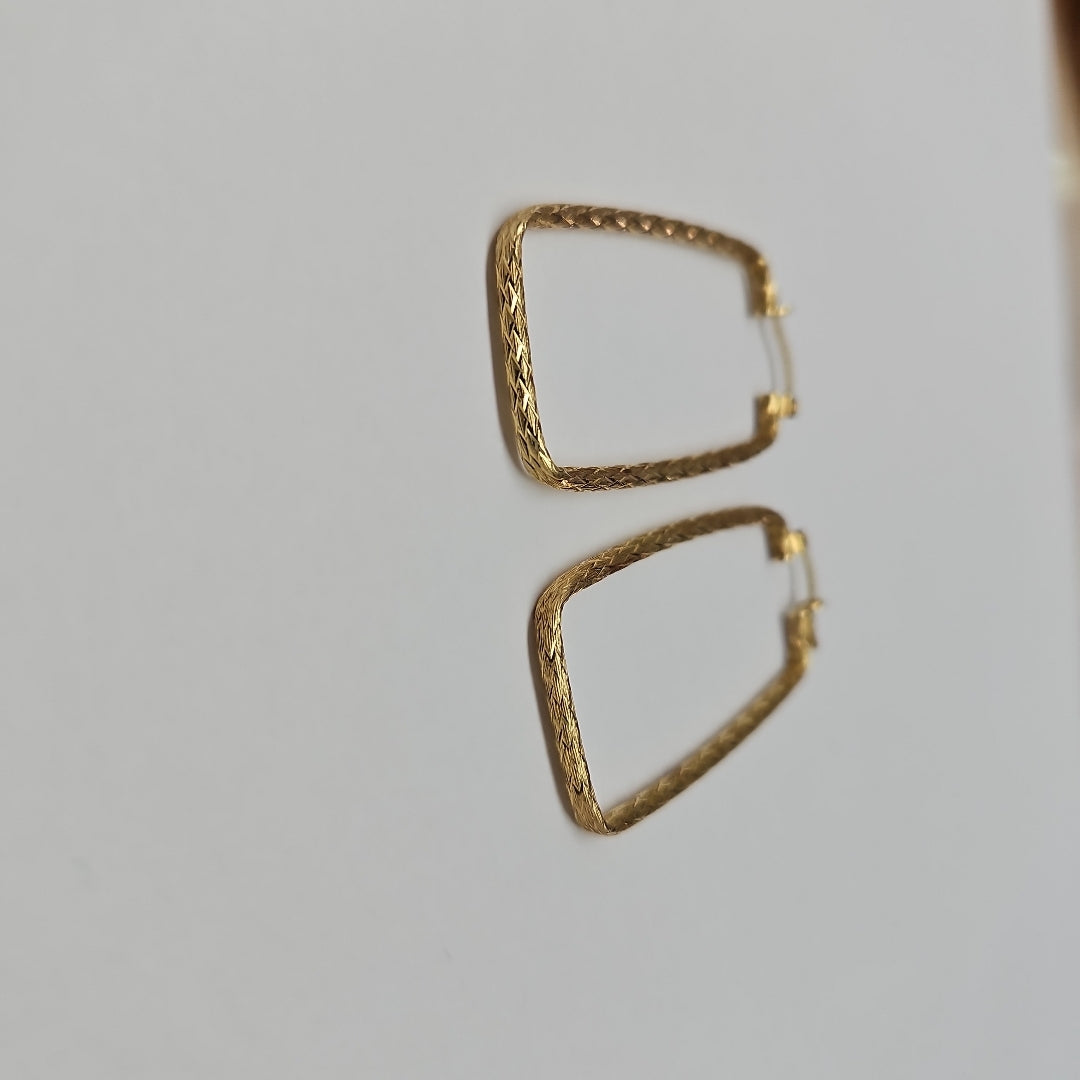 ARRACADAS PAR ORO 14 K 3,40 GRMS (SEMINUEVO)