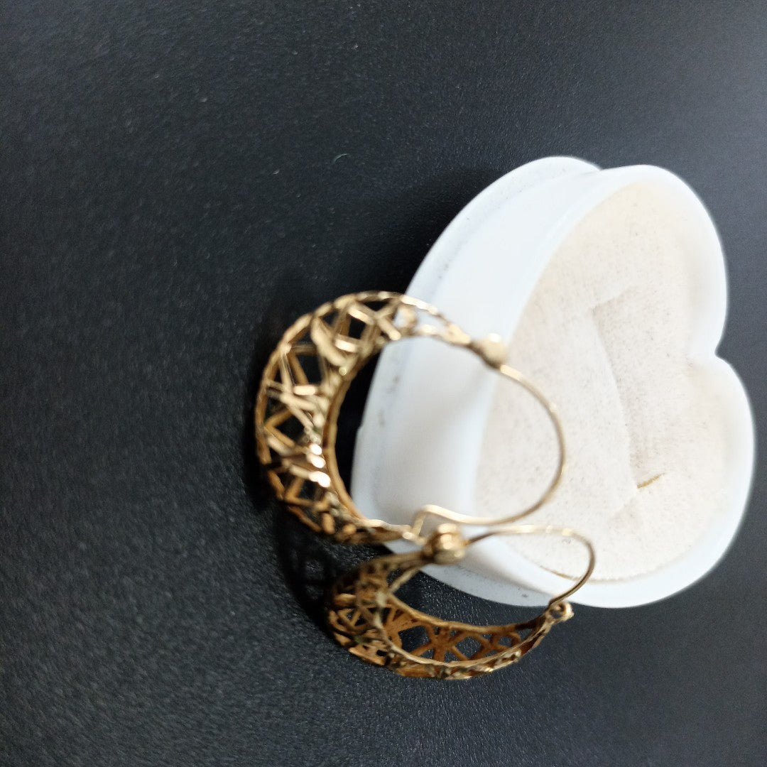 ARETES PAR ORO 10 K 2 GRMS (SEMINUEVO)