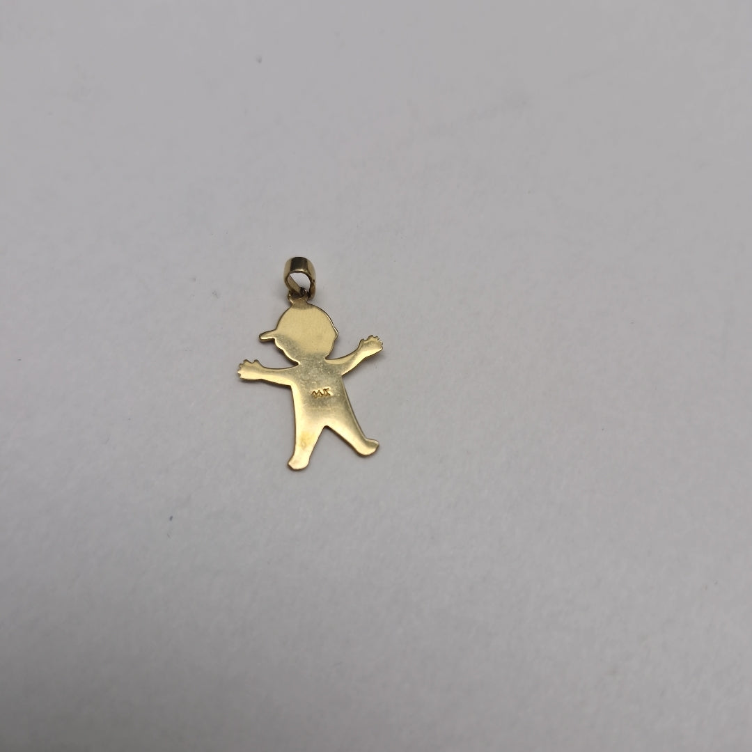 DIJE ORO, ORO COMBINADO 14 K 1 GRMS (SEMINUEVO)