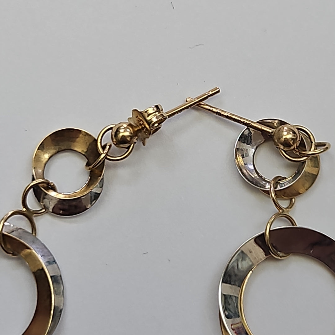 ARETES PAR ORO 14 K 2.3 GRMS (SEMINUEVO)